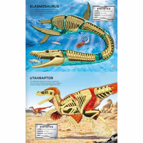 Usborne Build Your Own Dinosuars and T-rex Sticker Book